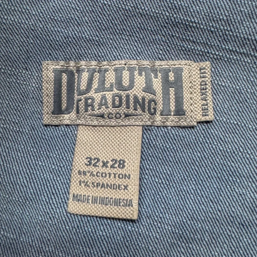 Duluth Trading‎ Co Jeans Mens 32x29 Blue Flex Ballroom Relaxed Straight Denim